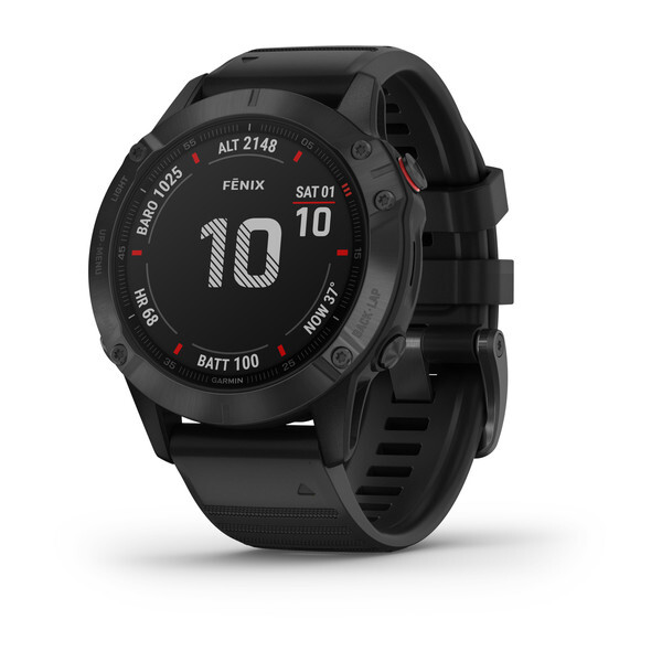 Reloj Inteligente Smartwatch garmin fenix 6 pro grisnegro fēnix ​​6 gps multideporte con mapas frecuencia y sensores negro correa deportivo bluetooth hasta 14 autonomía 47mm 1 3 abc aplicaciones 33 1.3