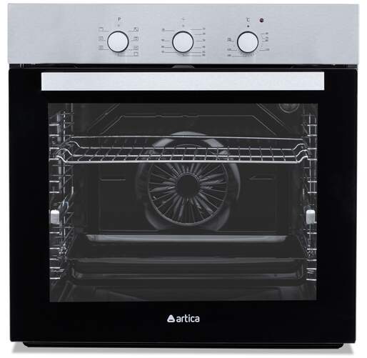 Horno Multifunci&oacute;n Artica AHB8204X - A, 80L, 7 Funciones, Temporizador, Gu&iacute;a telesc&oacute;pica, 3 Cristal