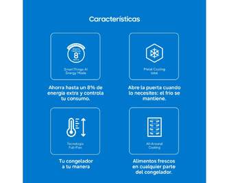 CONG.VER SAMSUNG RZ70H32HDTEF 186x60 323L INOX