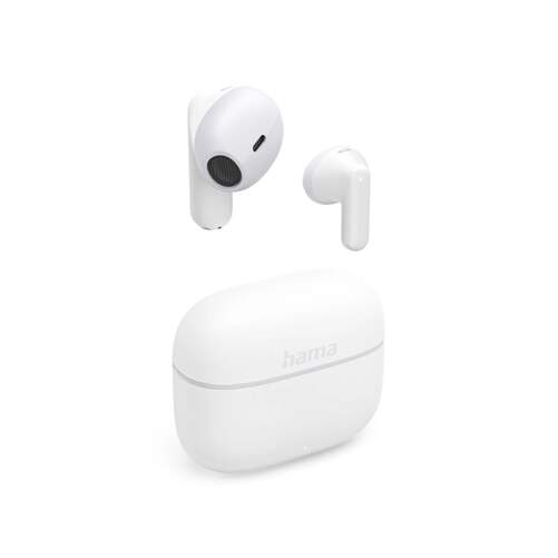Auriculares Hama Freedom Light II Blanco - Batería 20h, BT, Micro, Asistentes Voz, Sensor Táctil