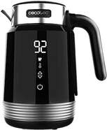 Hervidor Therm600 Cecotec 1748 - 1,7 L, 2200 W, Ajuste digital de temperatura, Filtro antical, Negro