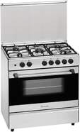 Cocina Meireles G801XST - Gas Natural, 5 Fuegos, 80 cm, Inox
