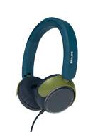 Auriculares Philips TAK2000CT/00 infantil - Diadema, 20-20000Hz, azul/verde, limitaci&oacute;n ruido, USB-C