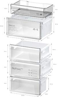 FRICOM. BOSCH KGN392LAG 203x60 NF INOX