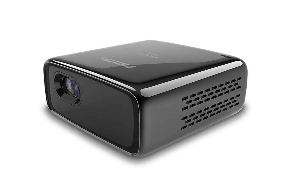 Proyector Philips Picopix ppx320int projection pocket projector micro ppx320 led 150 clo wvga wifi altavoz batería negro mini 30000 hdmi 3h 2w