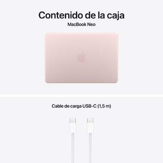 PORTATIL APPLE MACBOOK NEO A18 8/256GB 13%%%quot; BLUSH