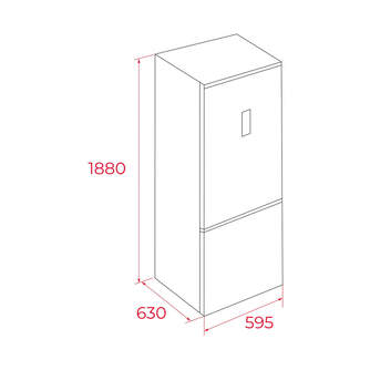 FRICOM. TEKA NFL355SS 188x60 NF DSP INOX