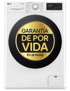 Lavadora LG F4WR5510A0W - 10 kg, 1400 rpm, Clase A-10%, Vapor, Wi-Fi, Steam, Blanco