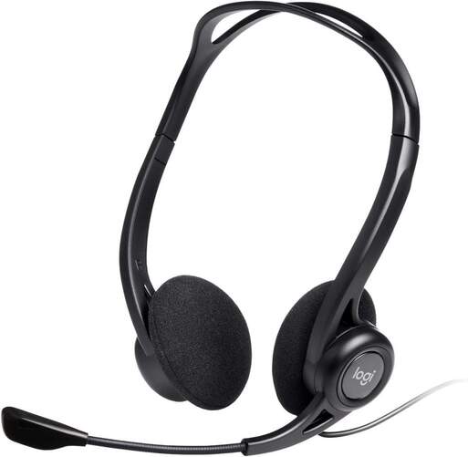 Auriculares PC Logitech PC960 981-000100 - Estéreo, Micrófono, USB-A, Cable 2.4m