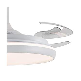 VENTILADOR TECHO CRISTAL CHARLY L RETRAC 80W MD