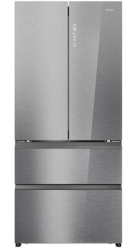 Frigor&iacute;fico Americano Haier HFR7819ENGC - Clase E, No Frost, 504 L, 190x83 cm, Cristal Inox