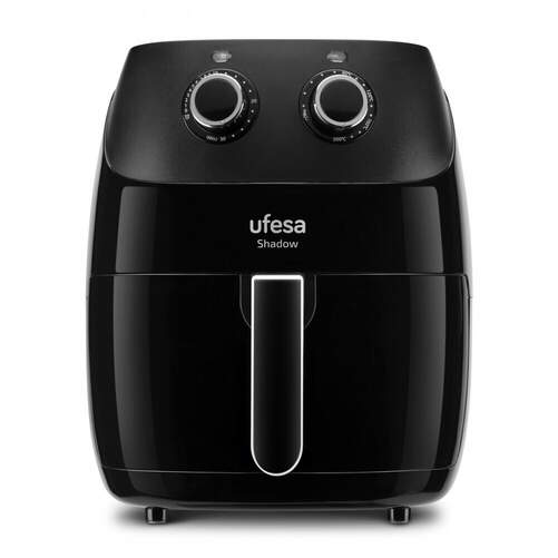 Freidora Aire Ufesa Shadow - 1500 W, 5.5 L, Negro