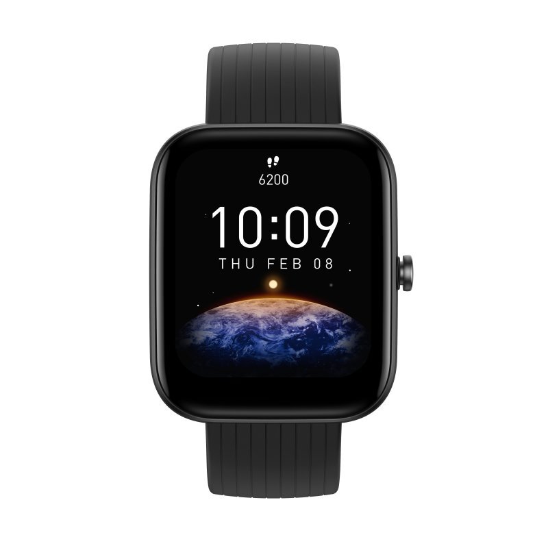 Smartwatch Amazfit Bip 3 Negro - 1.65" Táctil, 60 Modos Deportivos