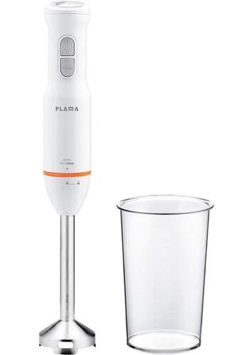 Batidora Flama 2032FL - 850 W, Pie, Inox, Blanco