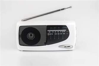 TRANSISTOR ELBE RF-52 PORTATIL ALTAVOZ BLANCO