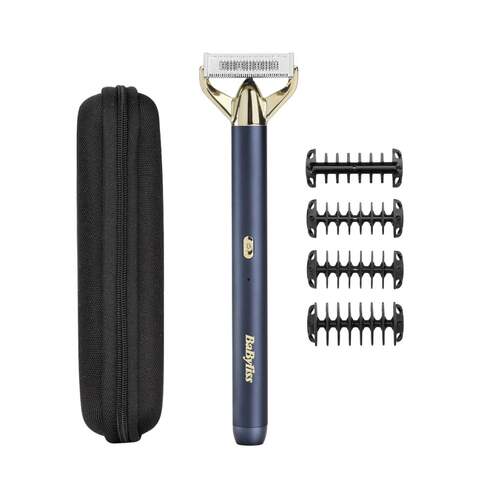 Barbero Babyliss OT992E - Acero Japon&eacute;s, USB, 4 Peines Gu&iacute;a, Titanio, Azul