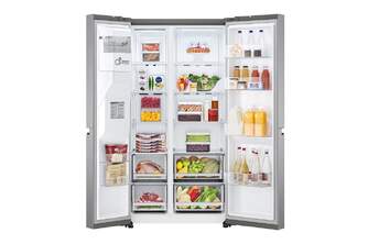 FRI. LG GSLV70PZTD 179X91 635L INOX DISPEN