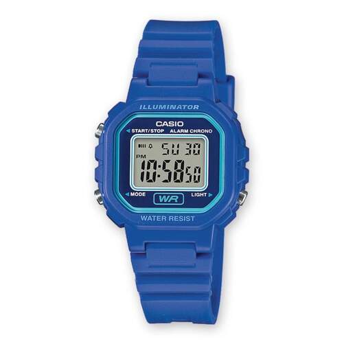 Reloj Casio Collection LA-20WH-2AEF - Azul, con alarma y cronógrafo, calendario