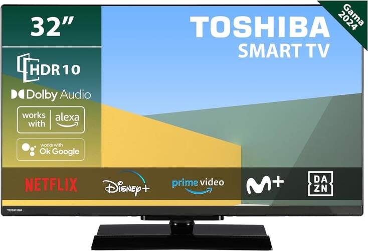 TV 32" Toshiba 32WV3E63DG - HD, Smart TV