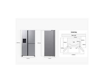 FRI. SAMSUNG RH69B8941S9/EF 178x92 3P NF INOX DISP