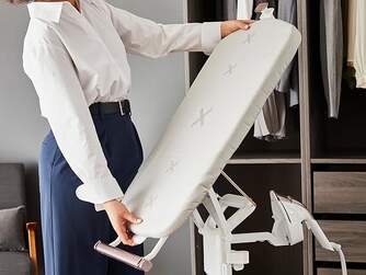 PLANCHA VERTICAL ROWENTA QR1811 IXEO 2200W C/TABLA