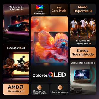 TV HISENSE 98%%%quot; 98E7Q UHD QLED SMART TV DOLBYATMOS