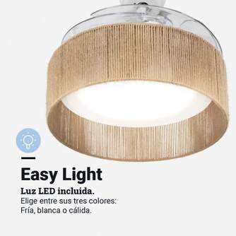 VENTILADOR TECHO U.BLUE JALOQUE WFC 104CM DC PLEG