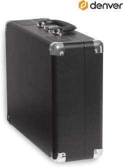 TOCADISCOS DENVER VPL-120 NEGRO MALETIN ALTAVOCES