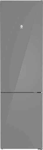 Frigorífico Combi Balay 3KFC869AI - Clase C, 203x60cm, 363L, Cajón 0ºC, NoFrost, Cristal Gris