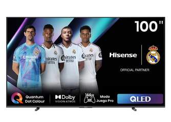 TV HISENSE 100%%%quot; 100E7NQ PRO UHD QLED SMART TV 144H