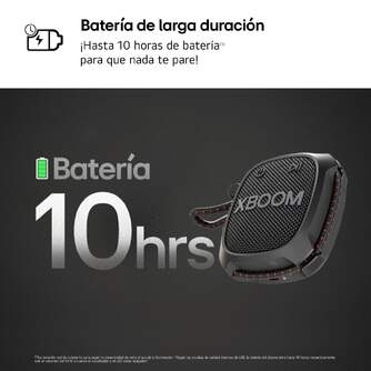 ALTAVOZ LG XG2TBK 5W BLUETOOTH IP67 10H