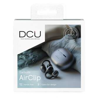 AURICULARES DCU AIRCLIP NEGROS