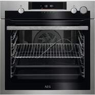 Horno Pirolítico AEG BSS578271M - Clase A+, Sonda Térmica, 2990 W, Autolimpieza, 72 L, Negro