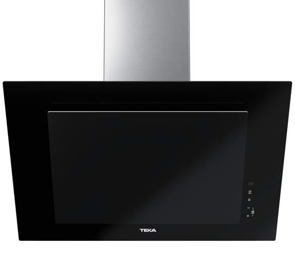 Campana Decorativa Teka DVT78660TBS Negra - Clase A+, 70cm, 584m3/h, 68dB, 3+1 Velocidades