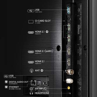 TV HISENSE 100%%%quot; 100E7NQ UHD QLED SMART TV 120HZ