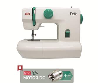 MAQUINA COSER ALFA PETIT 9PUNT LUZ LED MOTOR DC
