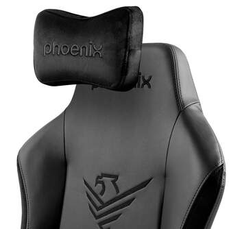 SILLA GAMING PHOENIX NOVA CUERO NEGRO