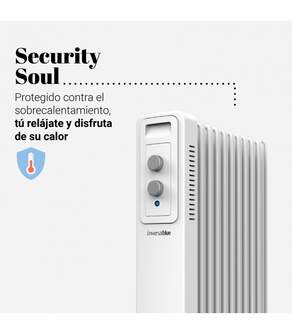 RADIADOR ACEITE U.BLUE UCRA9101 2000W BLANCO