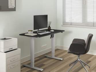 MESA DE ESCRITORIO ELECTRICA EQUIP GRIS 650811