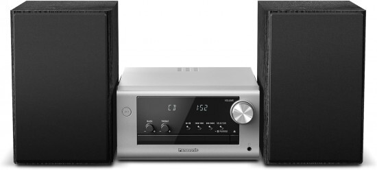 Sistema Hi-Fi Panasonic SC-PM700EG-S - 80 W, CD/Radio FM/USB/Bluetooth, mando incl.