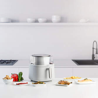 FREIDORA AIRE TAURUS AERO CRISP SPIN 6L 1150W VENT