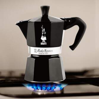 CAFET. ITALIANA BIALETTI NEW MOKA INDUC BLACK 4T