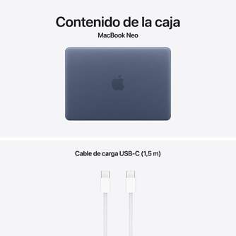 PORTATIL APPLE MACBOOK NEO A18 8/512GB 13%%%quot; INDIGO