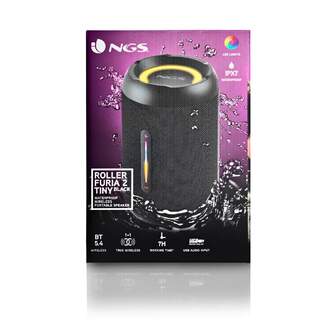 ALTAVOZ NGS ROLLERFURIA2TINYBLACK IPX7 20W BT USB