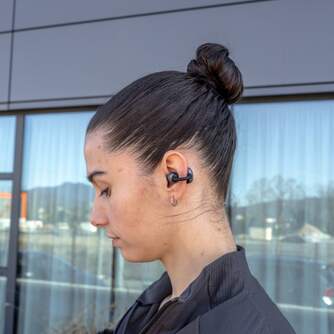 AURICULARES DCU AIRCLIP NEGROS