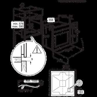 HORNO ELECTROLUX EOH3H00BX 65L DSP INOX