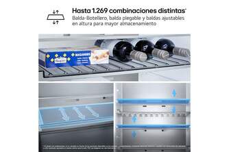FRICOM. LG GBBS514AMB 18x60 INOX METALFRESH