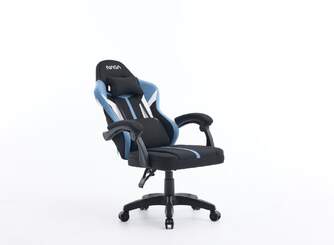 SILLA GAMING NASA SATURN PRO NEGRO AZUL CLARO