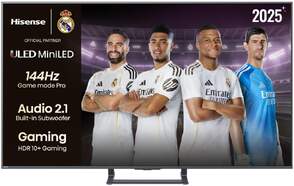 TV Hisense 55" MiniLED 55E8Q - 4K Ultra HD, VIDAA U8,5, 144 Hz, escalador 4K, 20 W, HDR10+ Adaptive