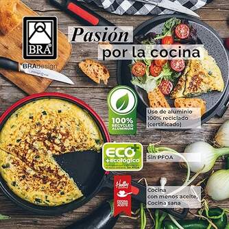 CACEROLA BRA PREMIERE ROJO BAJA 36CM